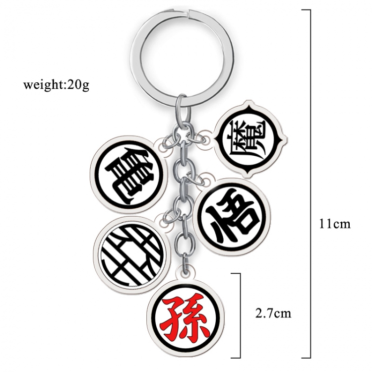 DRAGON BALL Anime acrylic keychain price for 5 pcs A146
