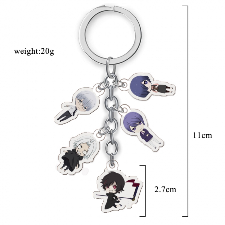 Tokyo Ghoul Anime acrylic keychain price for 5 pcs A088