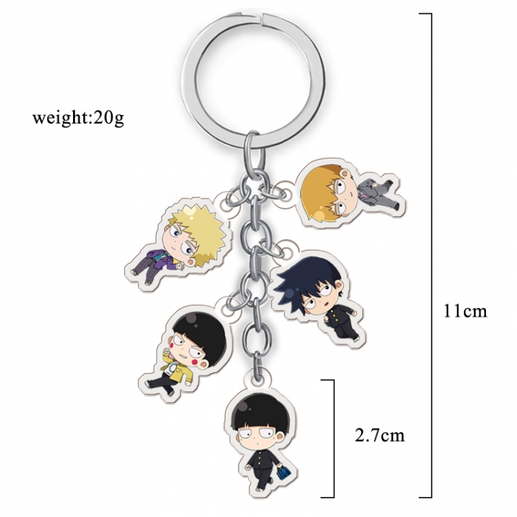 Mob Psycho 100 Anime acrylic keychain price for 5 pcs