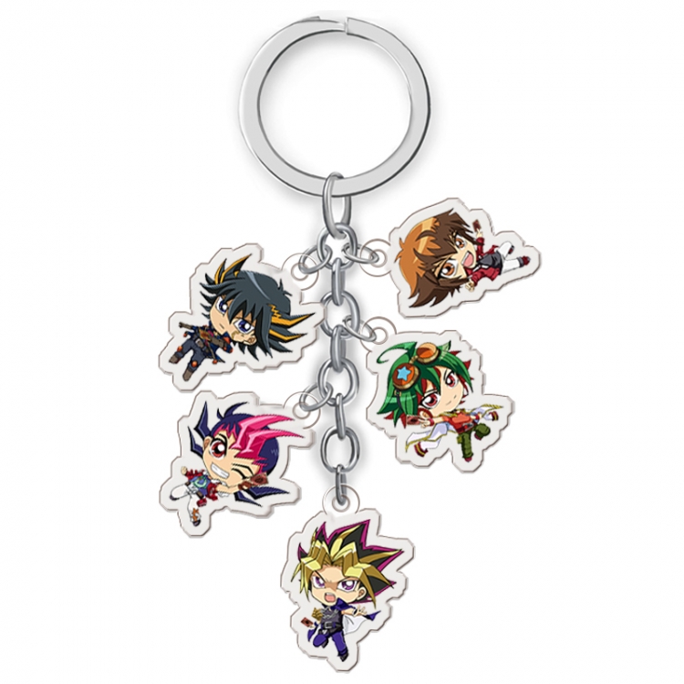 Yugioh  Anime acrylic keychain price for 5 pcs A075