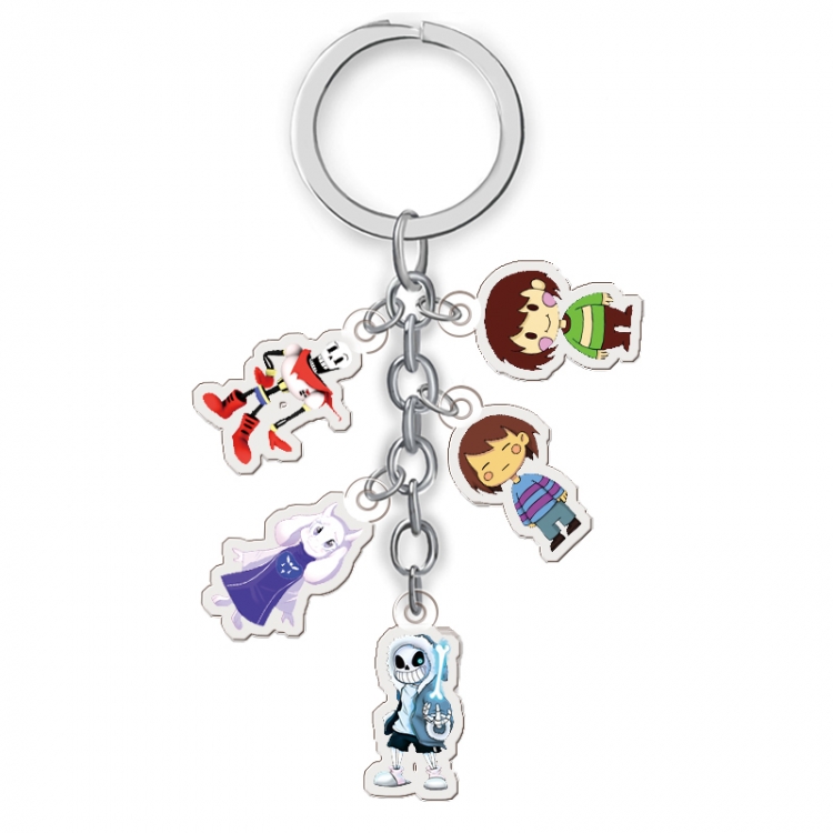 Undertale  Anime acrylic keychain price for 5 pcs A049