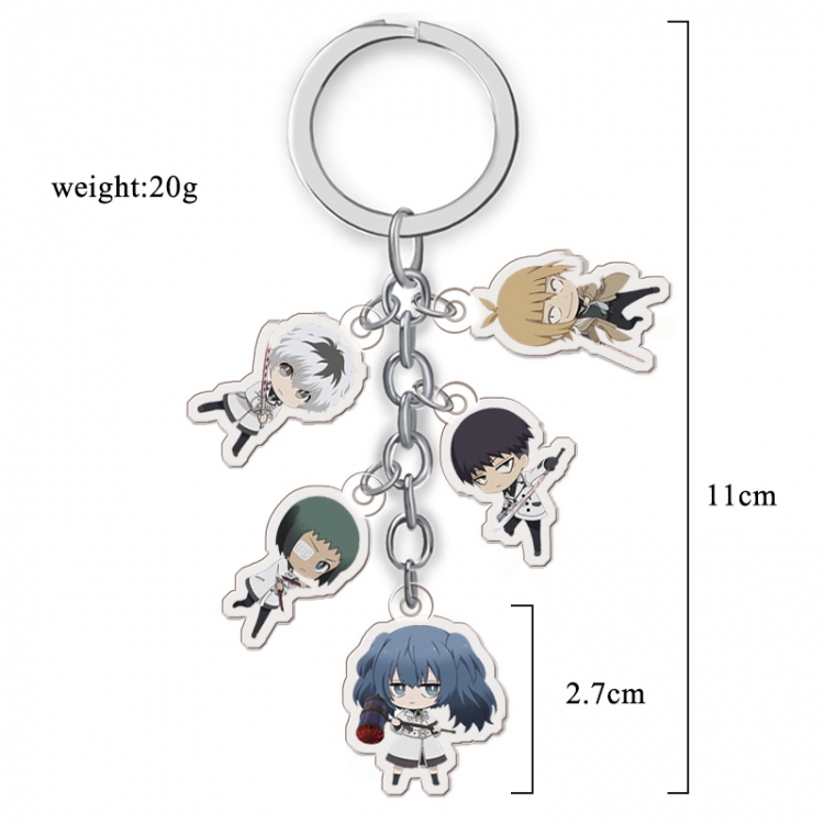 Tokyo Ghoul Anime acrylic keychain price for 5 pcs