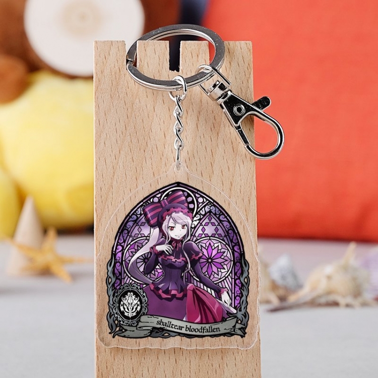 Overlord Anime acrylic keychain price for 5 pcs 3583