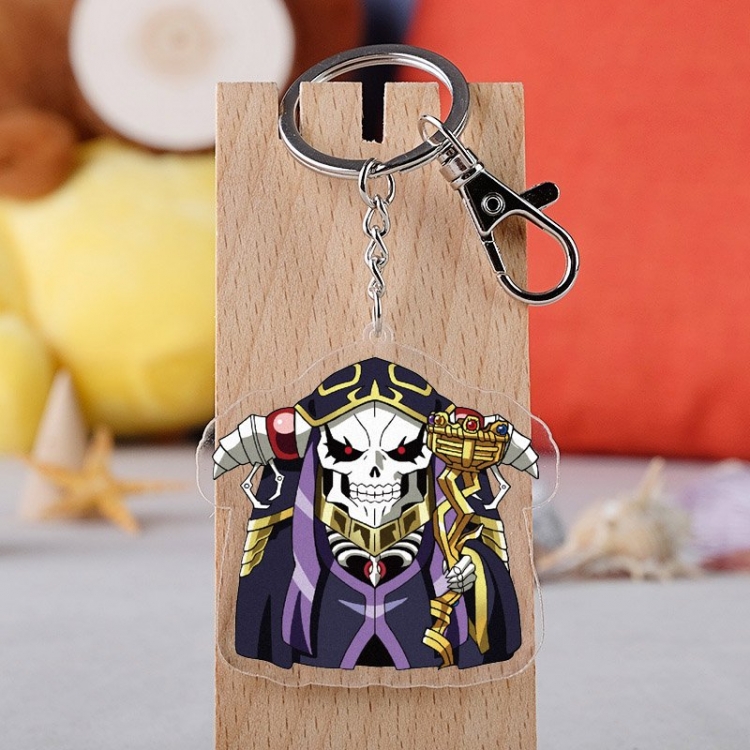 Overlord Anime acrylic keychain price for 5 pcs 3580