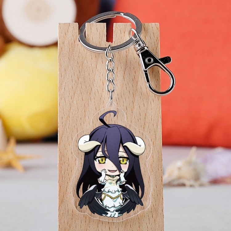 Overlord Anime acrylic keychain price for 5 pcs 3577