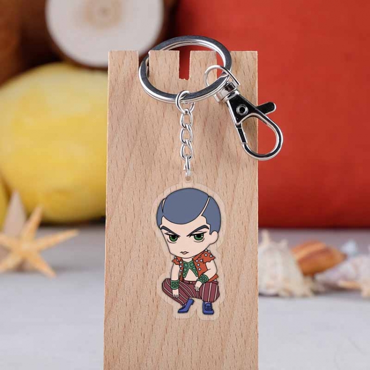 JoJos Bizarre Adventure Anime acrylic keychain price for 5 pcs 4376