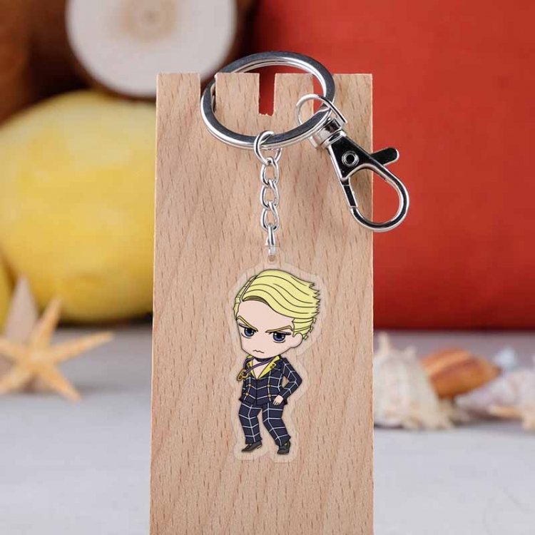 JoJos Bizarre Adventure Anime acrylic keychain price for 5 pcs 4374