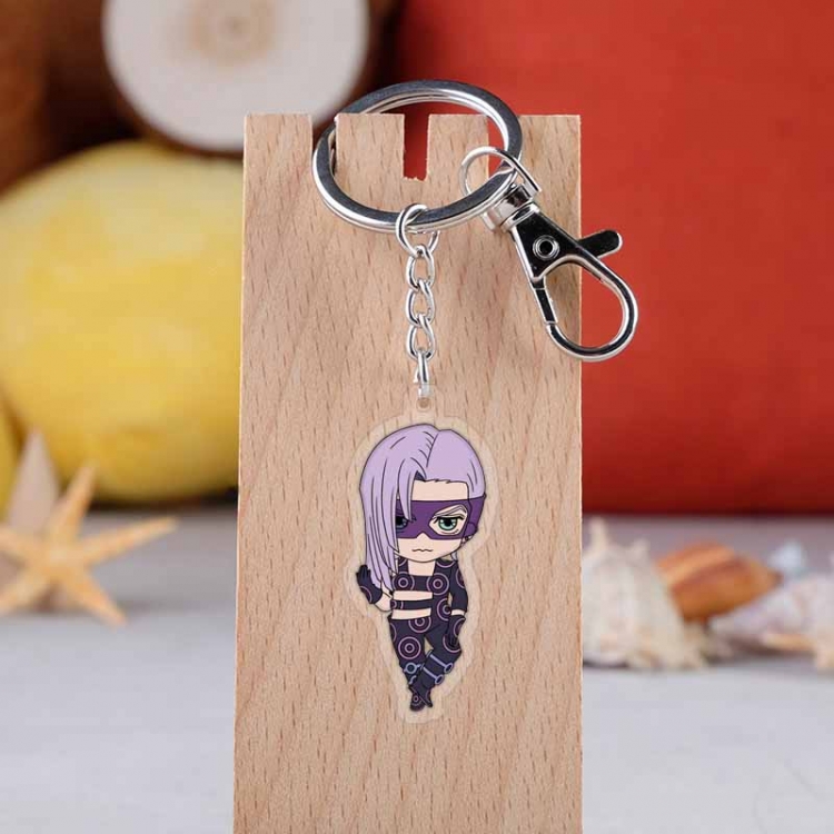 JoJos Bizarre Adventure Anime acrylic keychain price for 5 pcs 4375