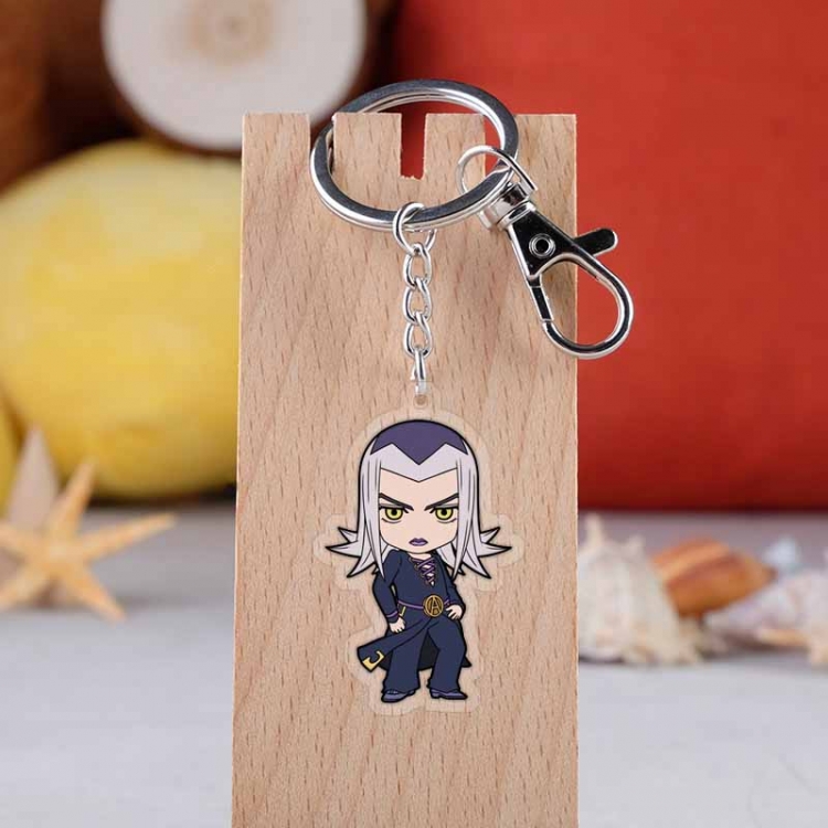 JoJos Bizarre Adventure Anime acrylic keychain price for 5 pcs 4367