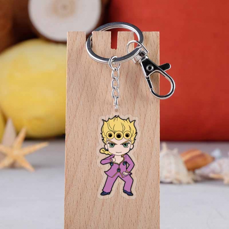 JoJos Bizarre Adventure Anime acrylic keychain price for 5 pcs 4363