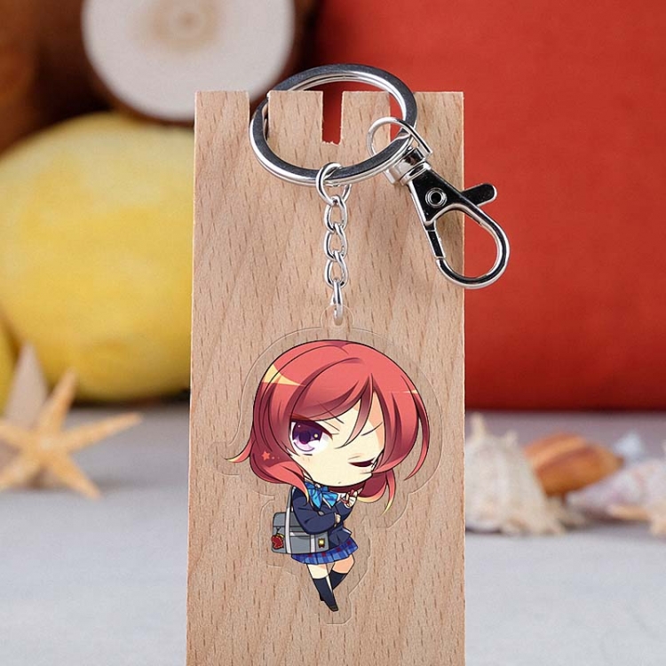 Lovelive Anime acrylic keychain price for 5 pcs 2269