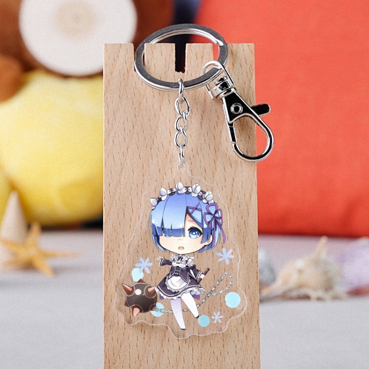 Re:Zero kara Haiimeru lsekai Seikatsu Anime acrylic keychain price for 5 pcs  3444