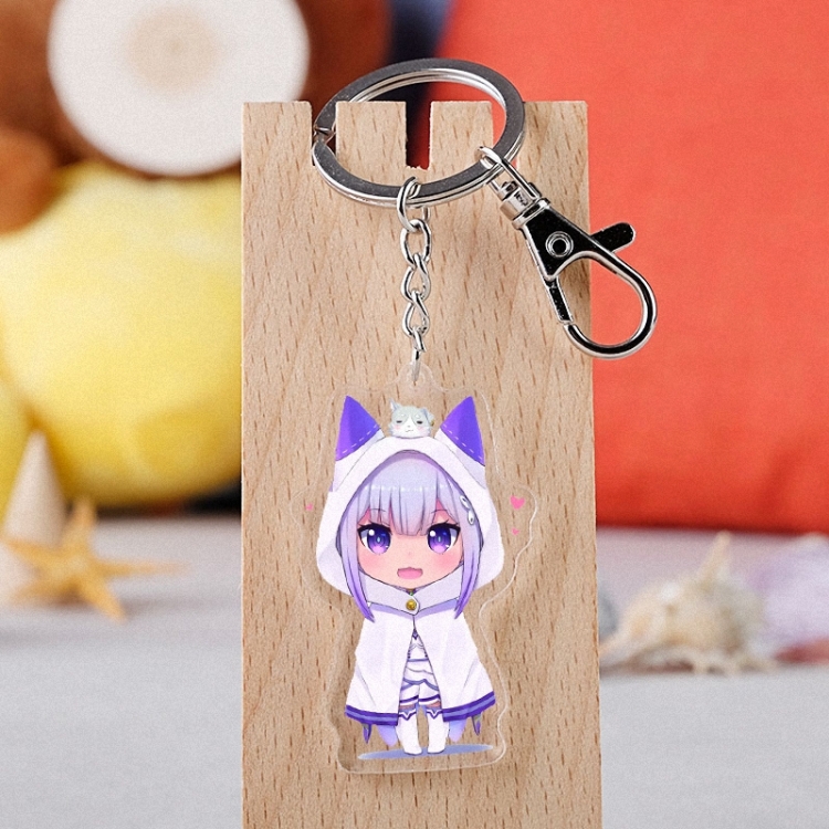 Re:Zero kara H aiimeru lsekai Seikatsu Anime acrylic keychain price for 5 pcs  3442