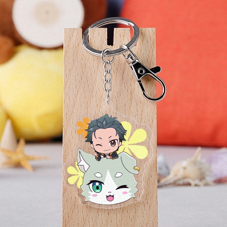 Re:Zero kara Haiimeru lsekai Seikatsu Anime acrylic keychain price for 5 pcs  3437