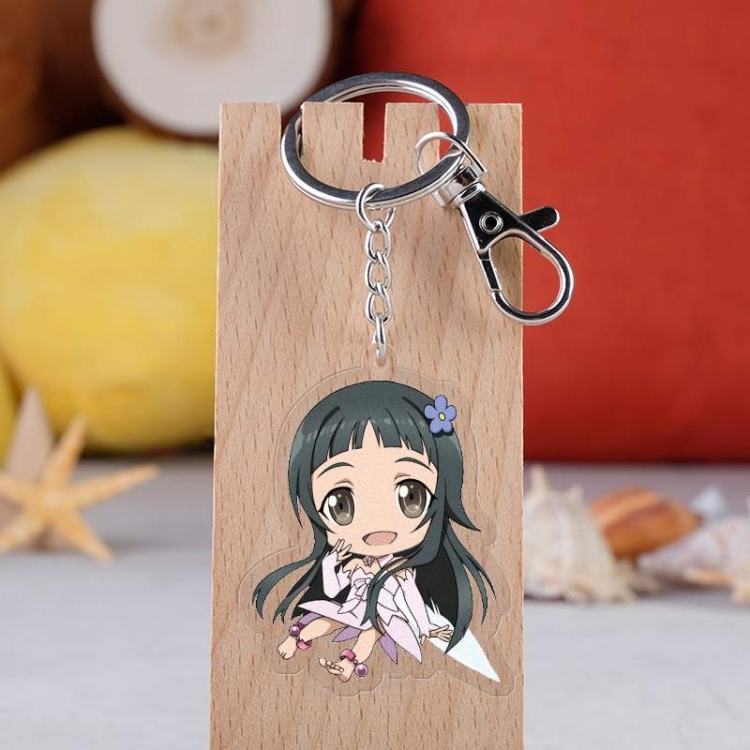 Sword Art Online Anime acrylic keychain price for 5 pcs 2605