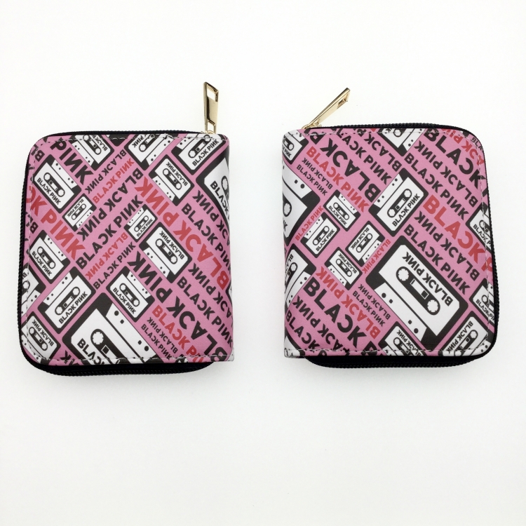 BLACK PINK Women short wallet purse 12X10CM 2409