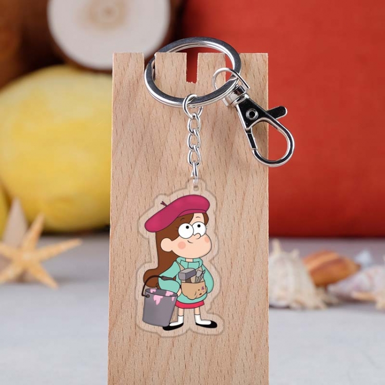 Gravity Falls Anime acrylic Key Chain  price for 5 pcs  4163