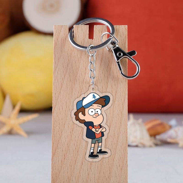 Gravity Falls Anime acrylic Key Chain  price for 5 pcs  4162