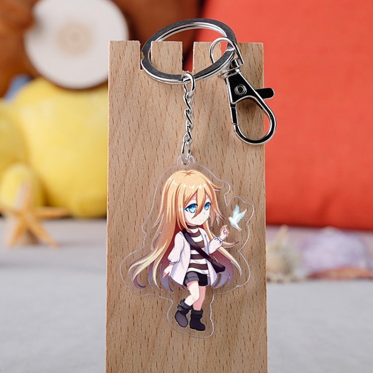 Angels of Death Anime acrylic keychain price for 5 pcs 2978