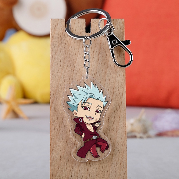 The Seven Deadly Sins Anime acrylic keychain price for 5 pcs 2962
