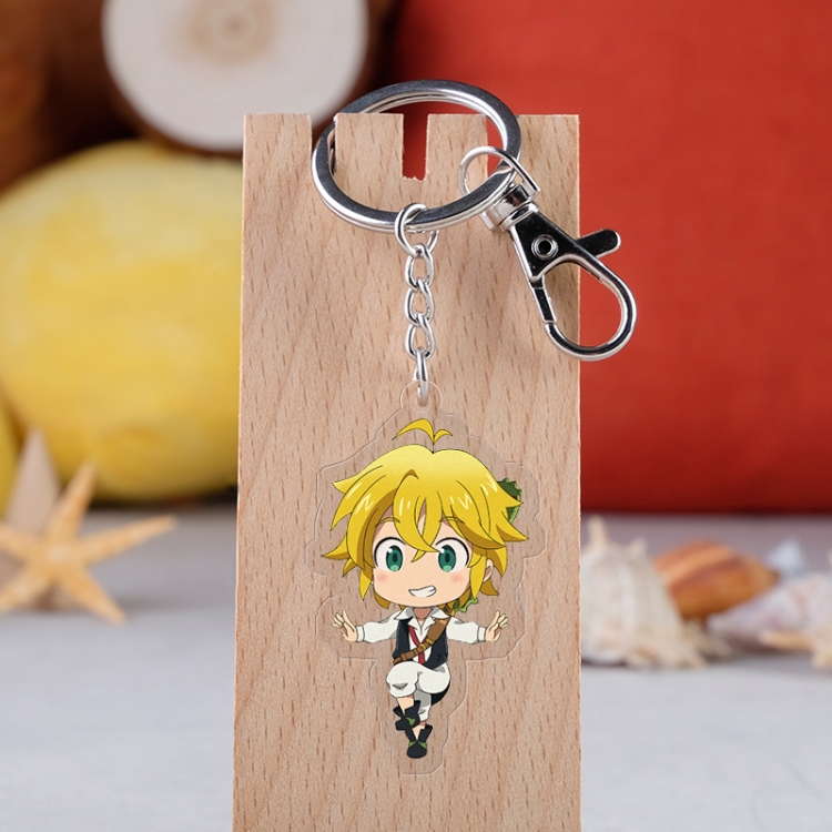 The Seven Deadly Sins Anime acrylic keychain price for 5 pcs 2973