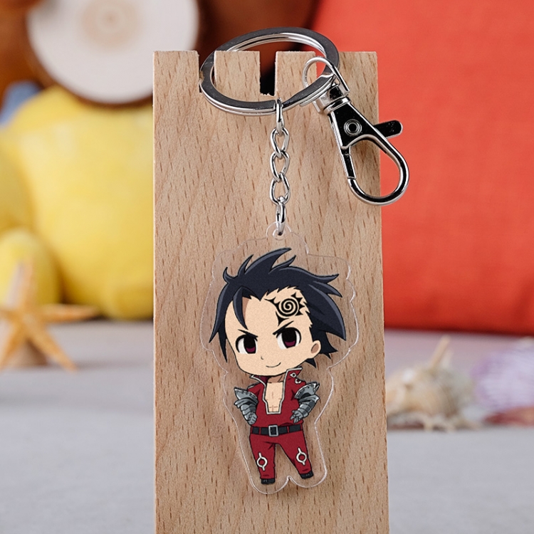 The Seven Deadly Sins Anime acrylic keychain price for 5 pcs 2963