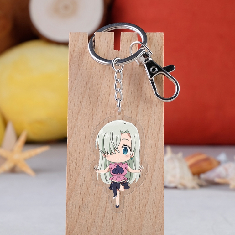 The Seven Deadly Sins Anime acrylic keychain price for 5 pcs 2972