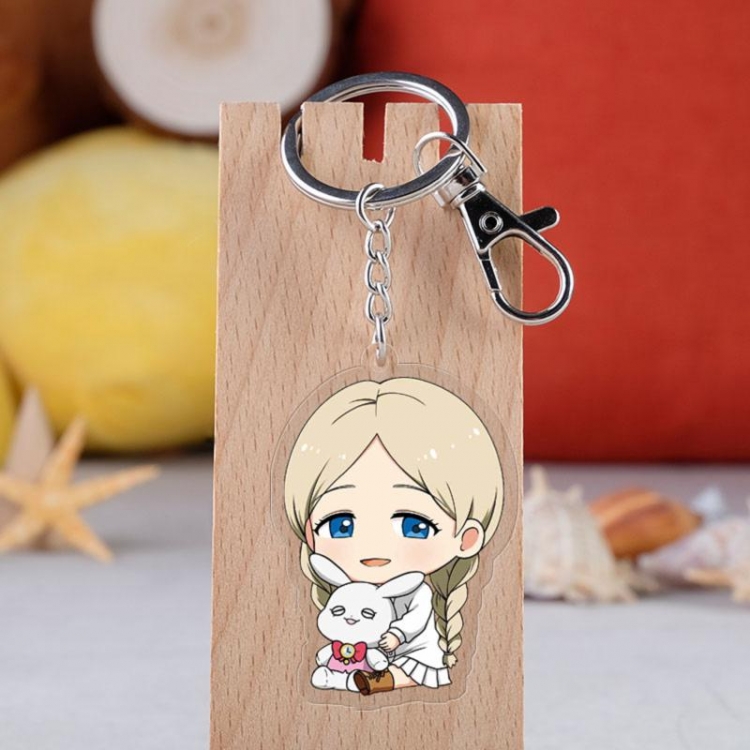 The Promised Neverla Anime acrylic keychain price for 5 pcs 3711