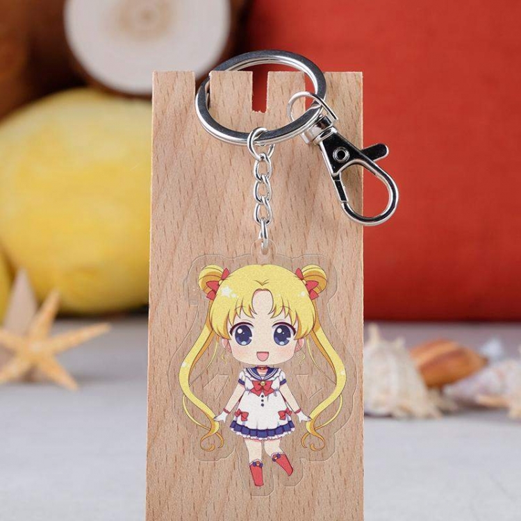 Sailormoon Anime acrylic keychain price for 5 pcs 2007