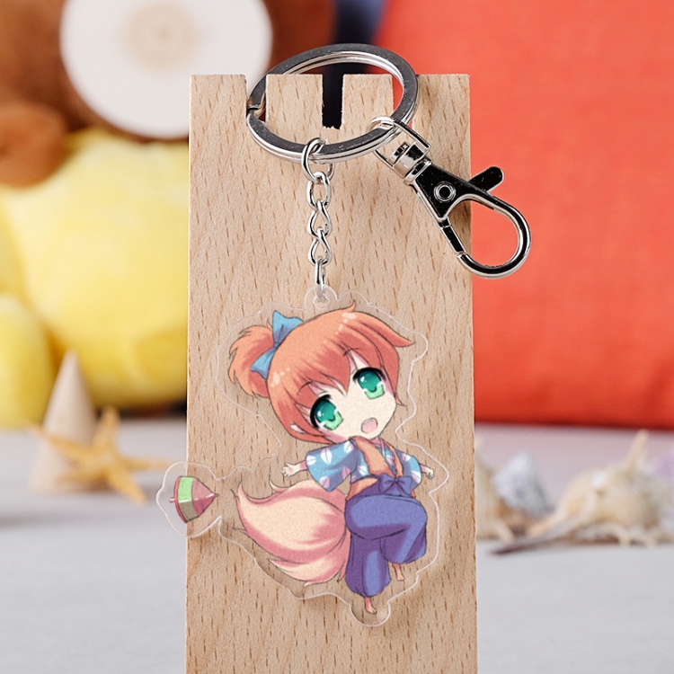Inuyasha Anime acrylic Key Chain  price for 5 pcs 3496