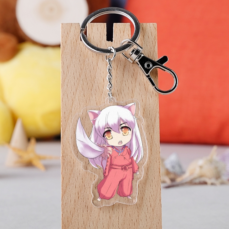 Inuyasha Anime acrylic Key Chain  price for 5 pcs 3491