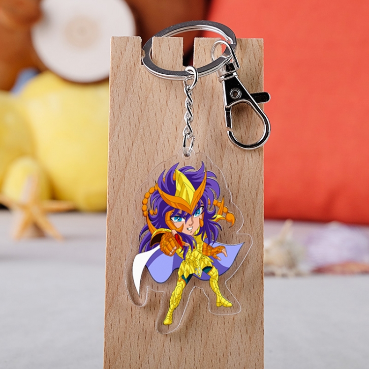 Saint Seiya Anime acrylic Key Chain  price for 5 pcs 3126