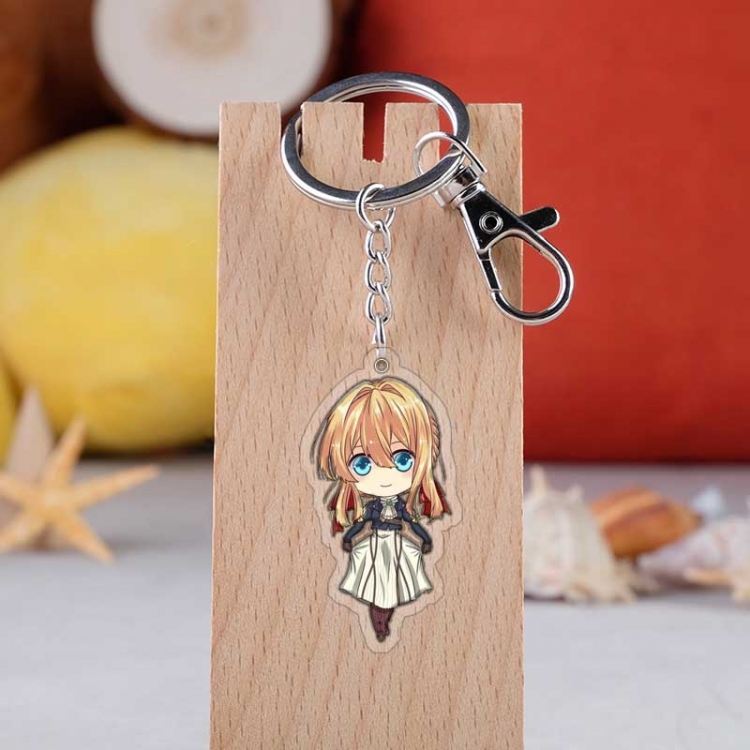 Violet Evergarden Anime acrylic Key Chain  price for 5 pcs 4459