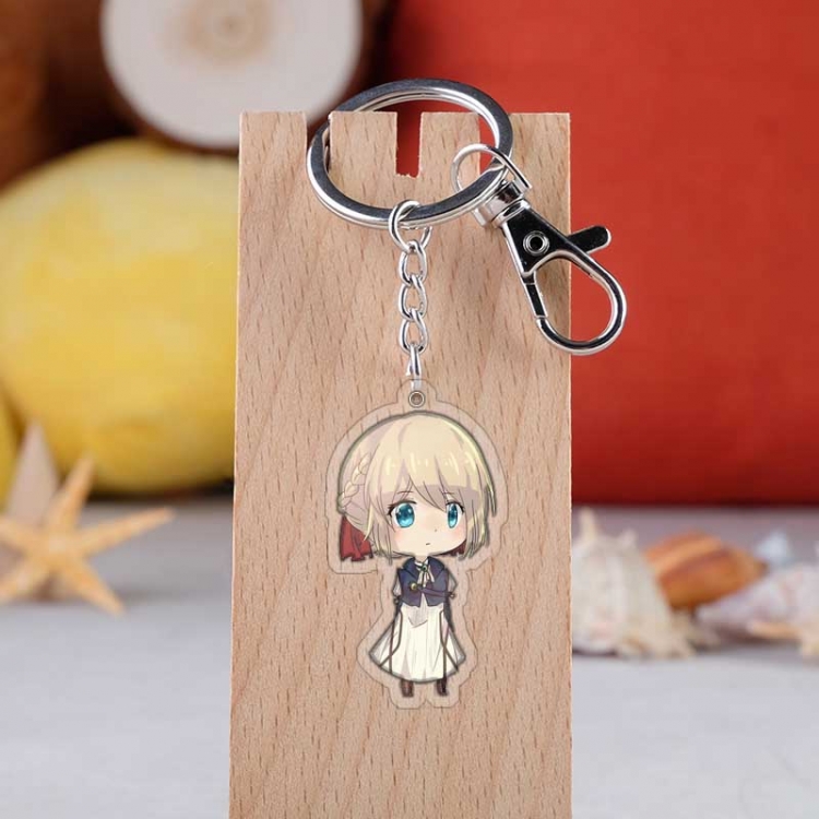 Violet Evergarden Anime acrylic Key Chain  price for 5 pcs 4458