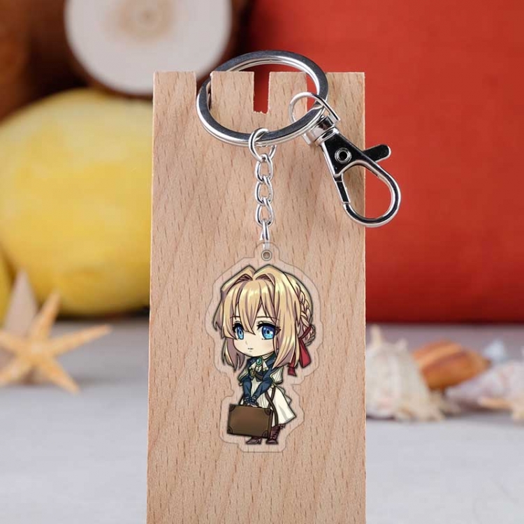 Violet Evergarden Anime acrylic Key Chain  price for 5 pcs 4460