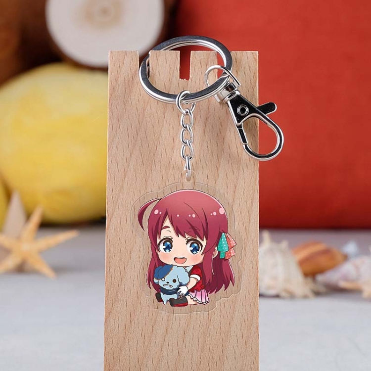 ZOMBIE LAND SAGA  Anime acrylic Key Chain  price for 5 pcs 2833