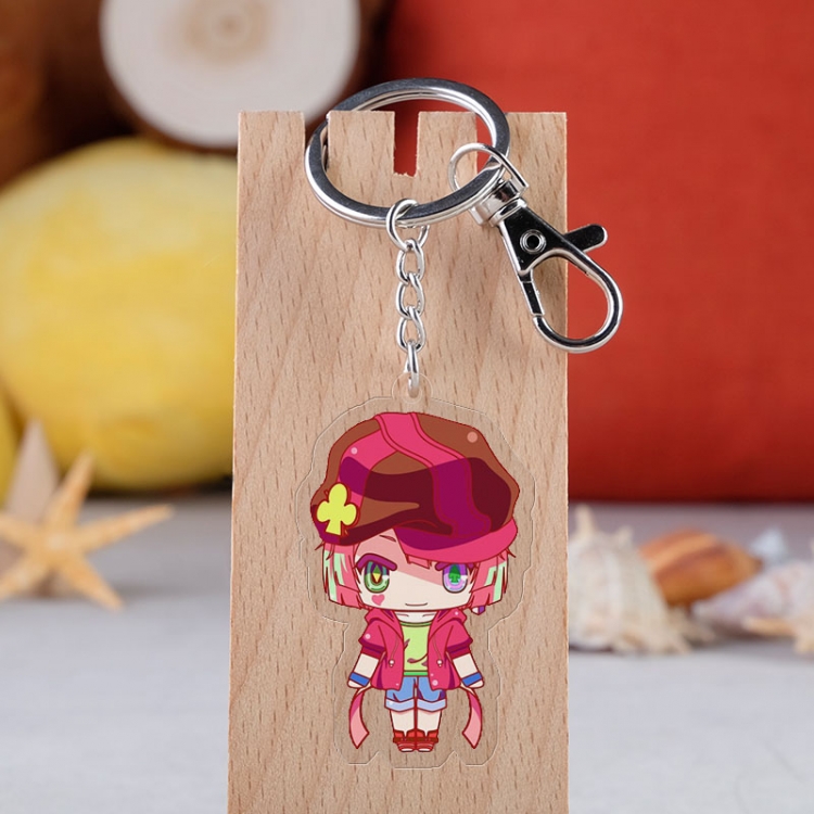 NO GAME NO LIFE Anime acrylic Key Chain  price for 5 pcs 2434