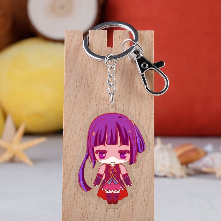 NO GAME NO LIFE Anime acrylic Key Chain  price for 5 pcs 2431