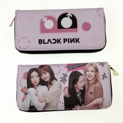 BLACKPINK Women long wallet pu...