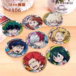 My Hero Academia a set of 8 mo...