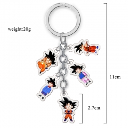 DRAGON BALL Anime acrylic keyc...