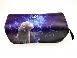 Leo Double zipper PU pencil Ba...