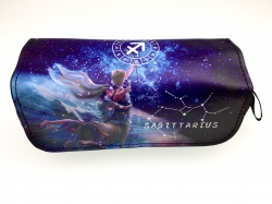 Sagittarius Double zipper PU p...
