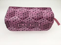 BLACK PINK Double zipper PU pe...