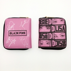 BLACK PINK Women short wallet ...