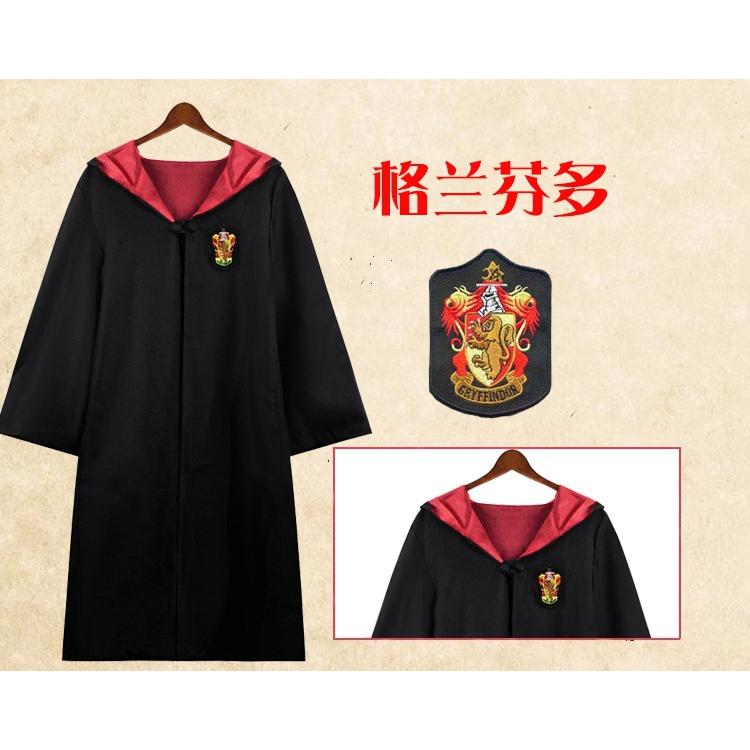 Harry Potter Gryffindor Cosplay Clothes Cos cloak Adult S M L XL XXL price for 2 pcs