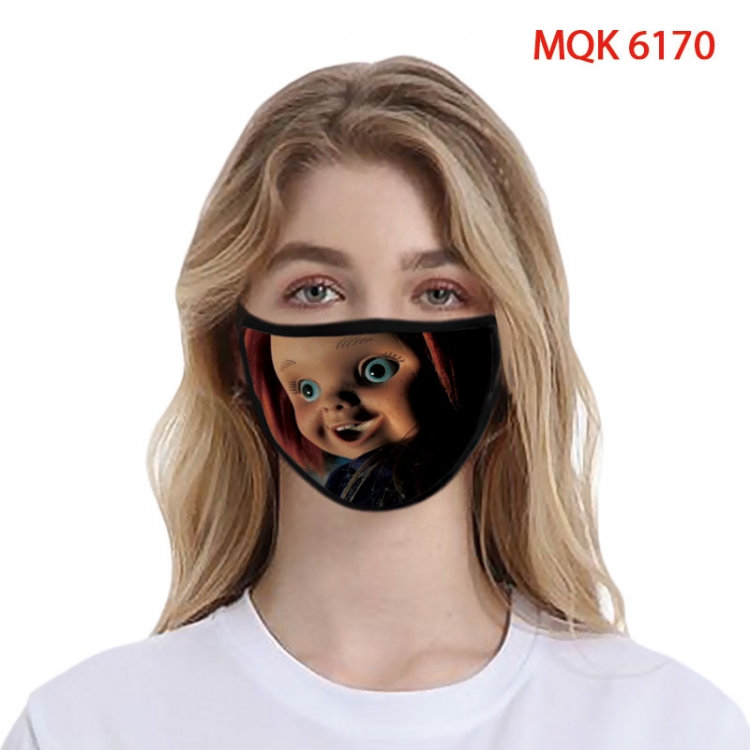 Child's Play  Color printing Space cotton Masks price for 5 pcs MQK-6170