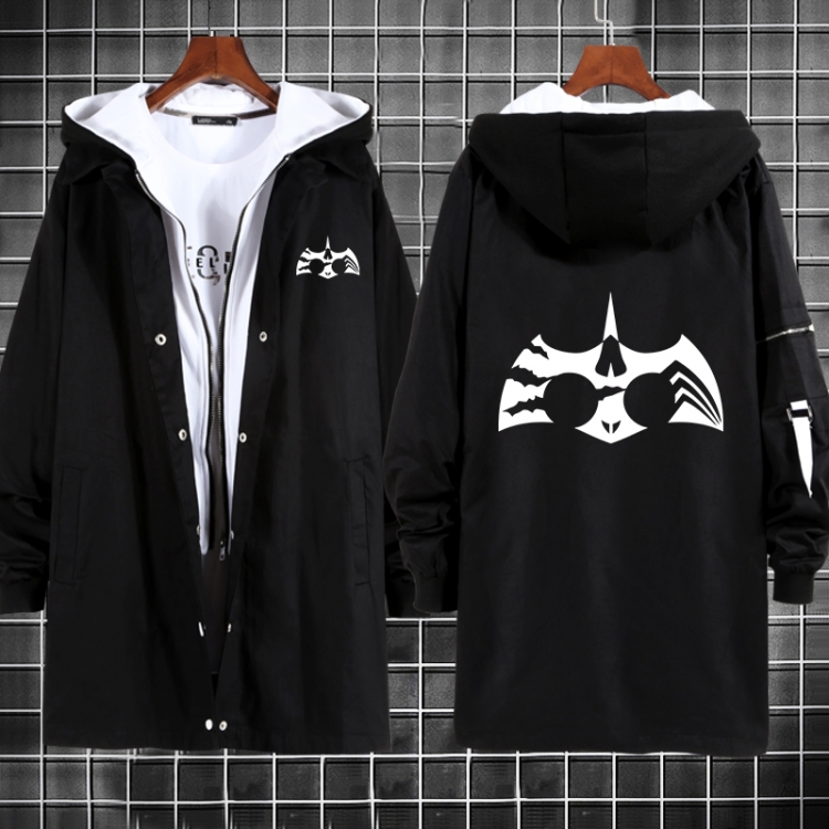 Kamen Rider Anime fake two sweater coat long trench coat 5 sizes from M to 3XL