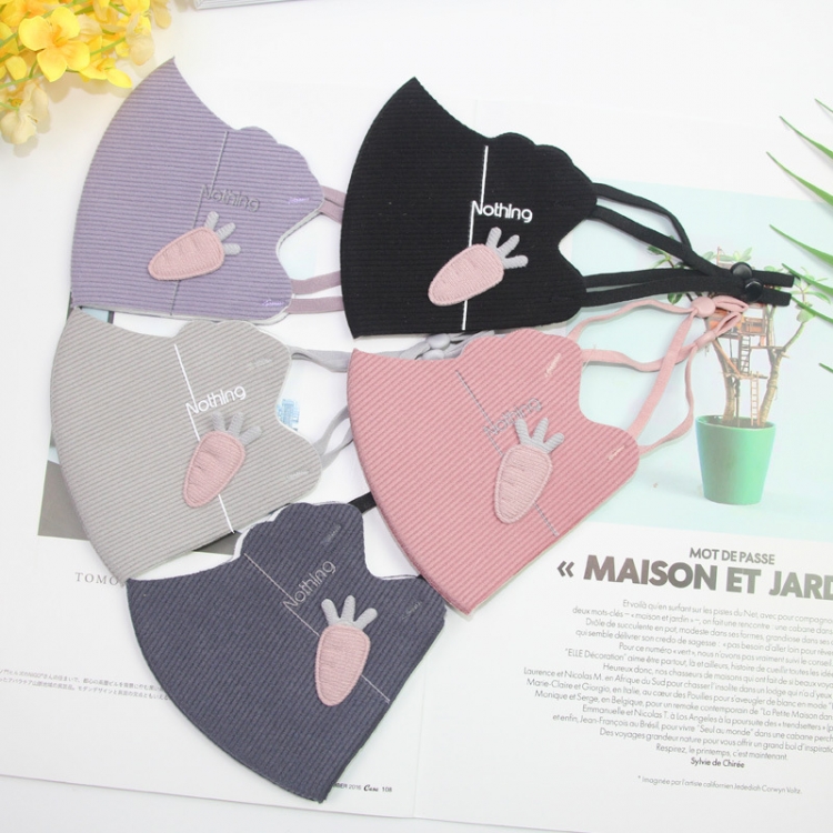 Children's winter padded warm printed cotton washable mask price for 10 pcs