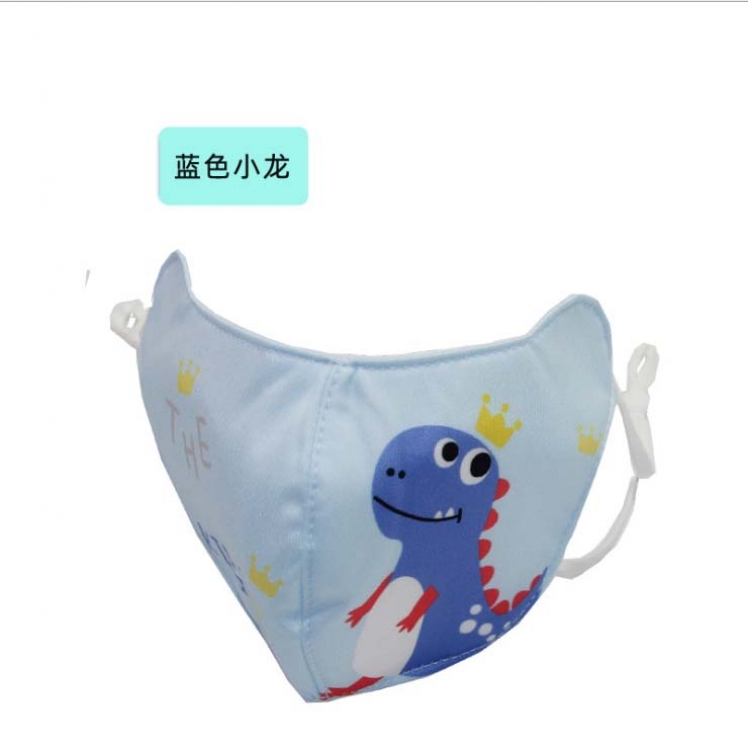 Child Cartoon printed eye mask dustproof windproof thick warm mask price for 5 pcs